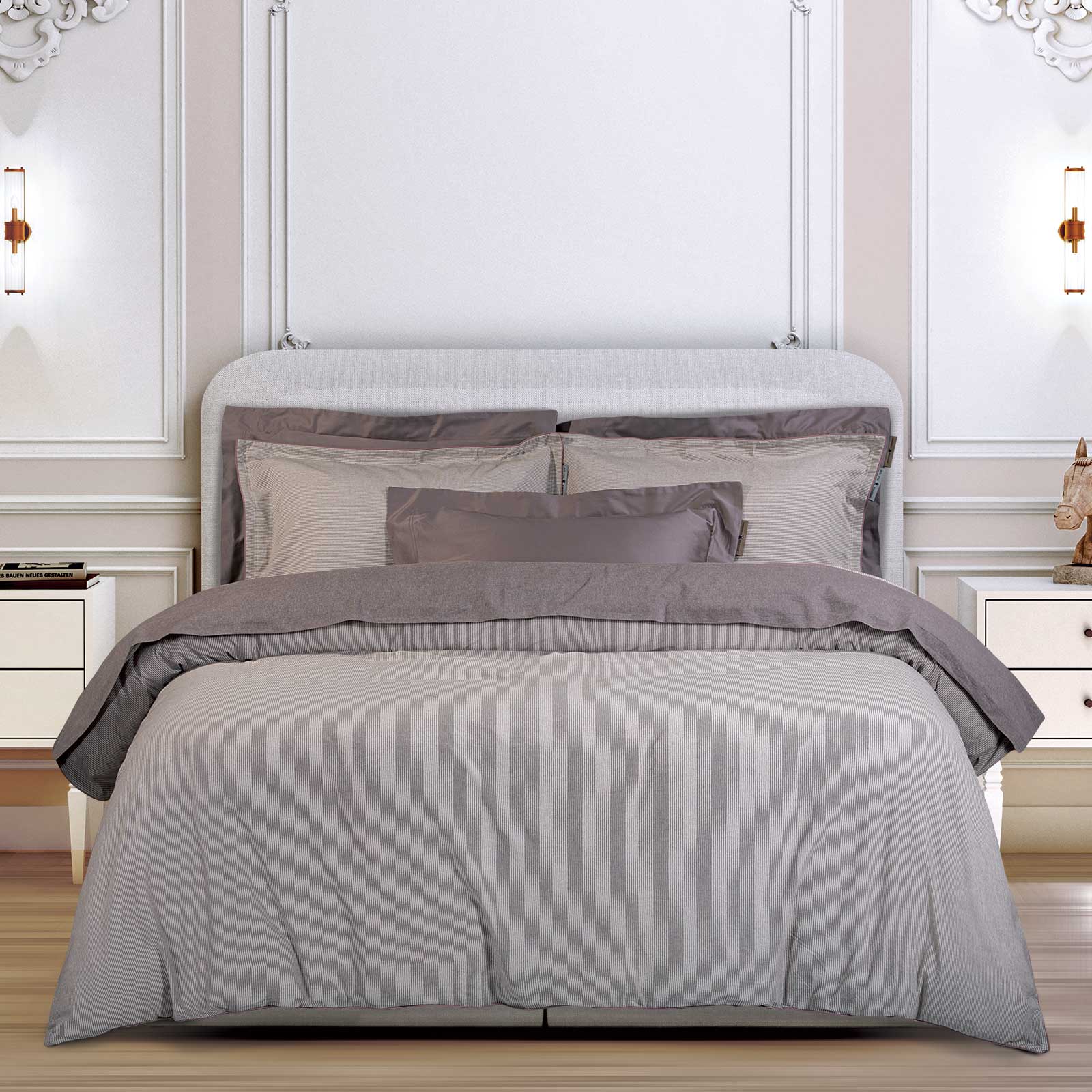 GREENWICH POLO CLUB ΣΕΤ ΣΕΝΤΟΝΙΑ KING ESSENTIAL 2295 GREY