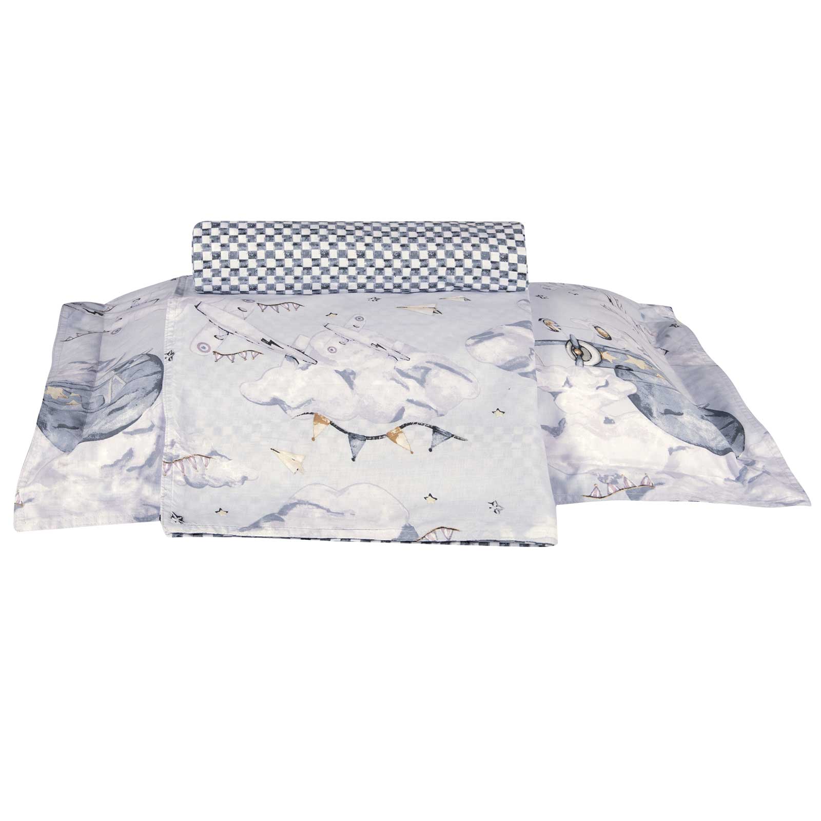 GREENWICH POLO CLUB ΣΕΤ ΣΕΝΤΟΝΙΑ ΜΟΝΑ ESSENTIAL 8852 GREY - Image 3