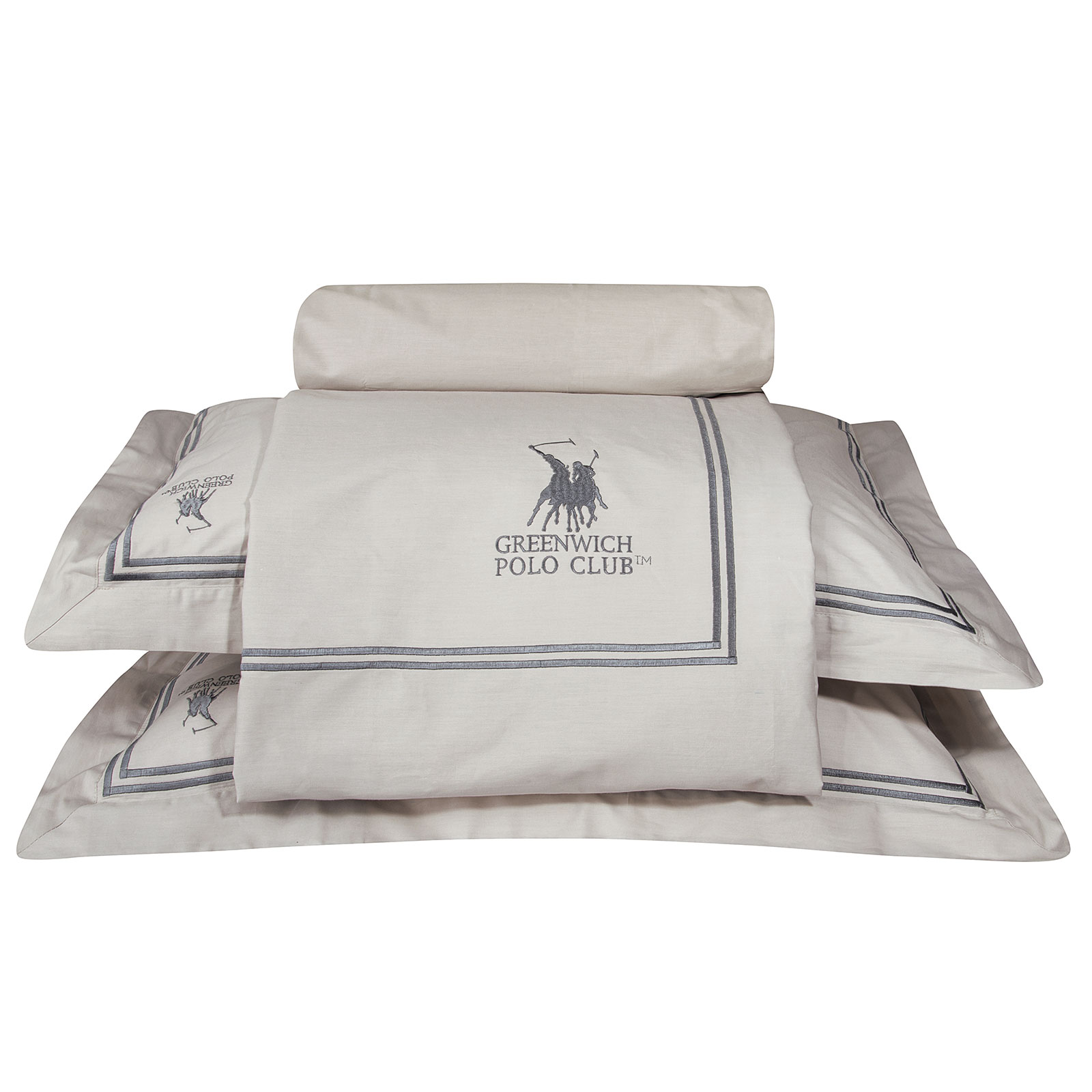 GREENWICH POLO CLUB ΠΑΠΛΩΜΑΤΟΘΗΚΗ ΣΕΤ ΥΠΕΡΔΙΠΛH 2129 GREY - Image 3