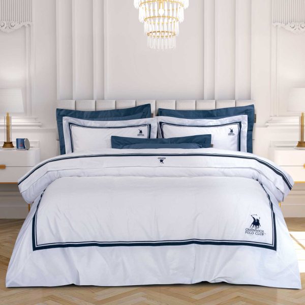 GREENWICH POLO CLUB ΠΑΠΛΩΜΑΤΟΘΗΚΗ ΣΕΤ ΥΠΕΡΔΙΠΛH 2174 WHITE