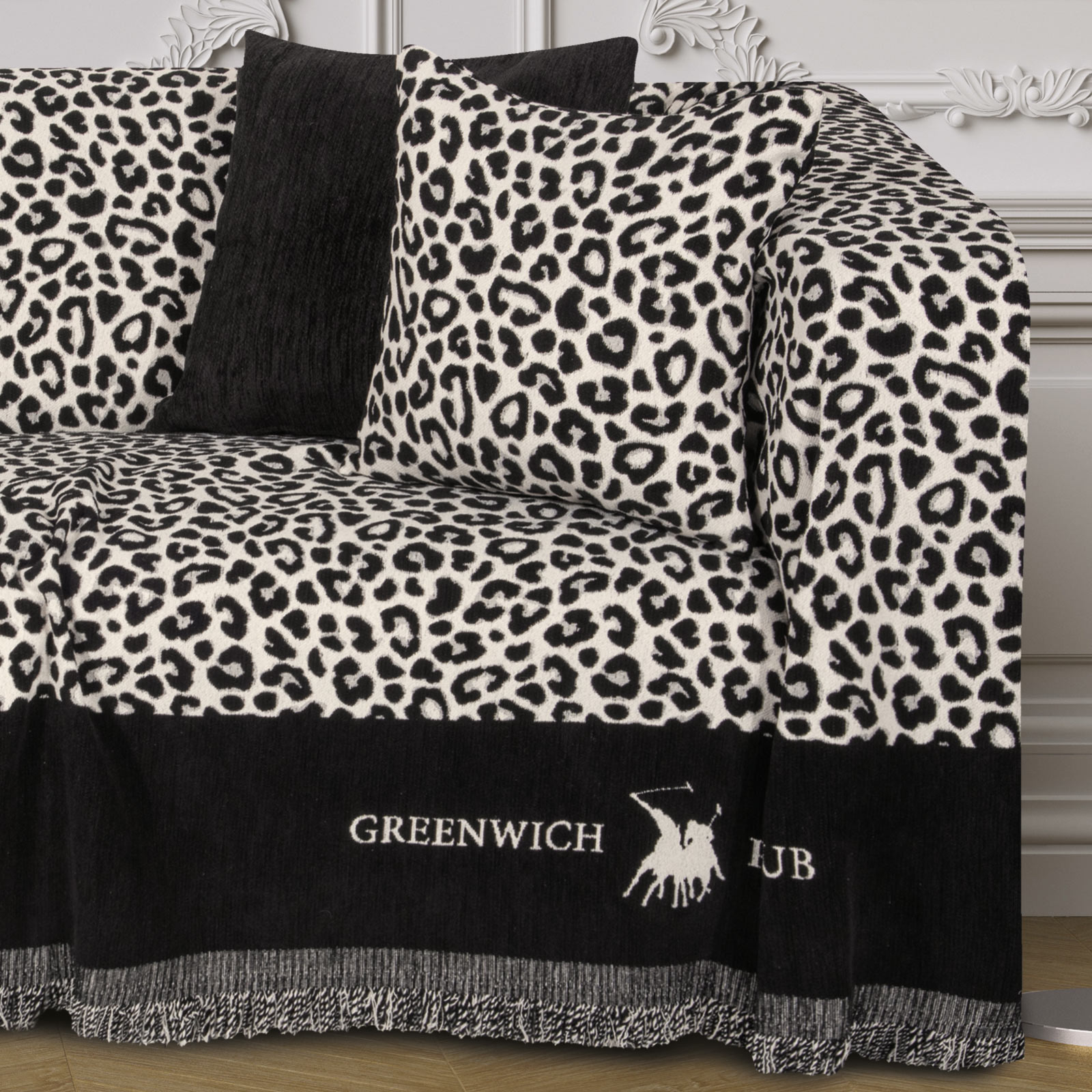GREENWICH POLO CLUB ΡΙΧΤΑΡΙ 180Χ250 ESSENTIAL 3934 BLACK, OCHRE - Image 2