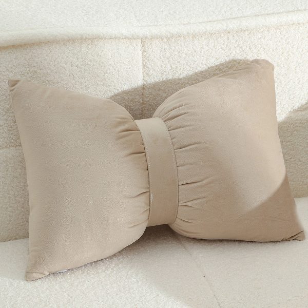 ΔΙΑΚΟΣΜΗΤΙΚΟ ΜΑΞΙΛΑΡΙ BOW BEIGE (50Χ35)