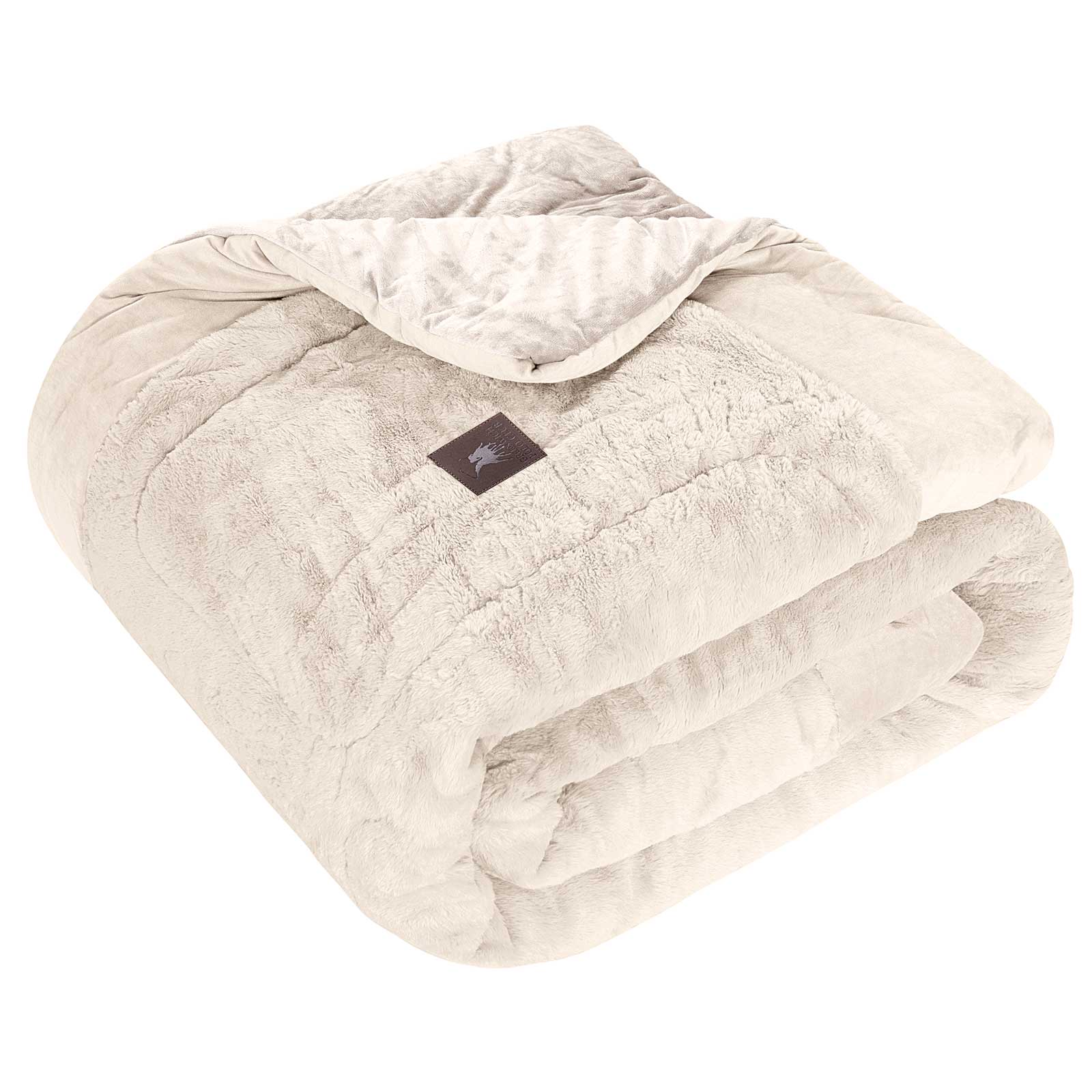 GREENWICH POLO CLUB ΚΟΥΒΕΡΤΟΠΑΠΛΩΜΑ RABBIT FAUX FUR KING PREMIUM 3962 IVORY - Image 3