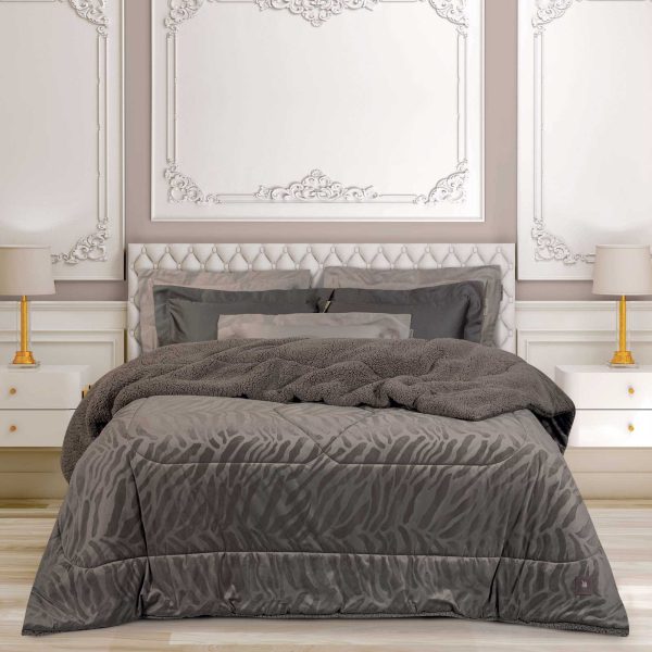 GREENWICH POLO CLUB ΚΟΥΒΕΡΤΟΠΑΠΛΩΜΑ KING SHERPA ESSENTIAL 4433 TAUPE