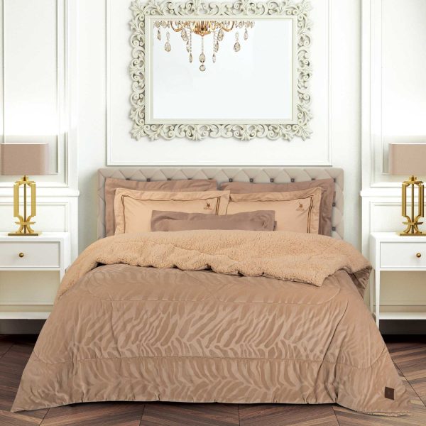 GREENWICH POLO CLUB ΚΟΥΒΕΡΤΟΠΑΠΛΩΜΑ KING SHERPA ESSENTIAL 4434 BEIGE