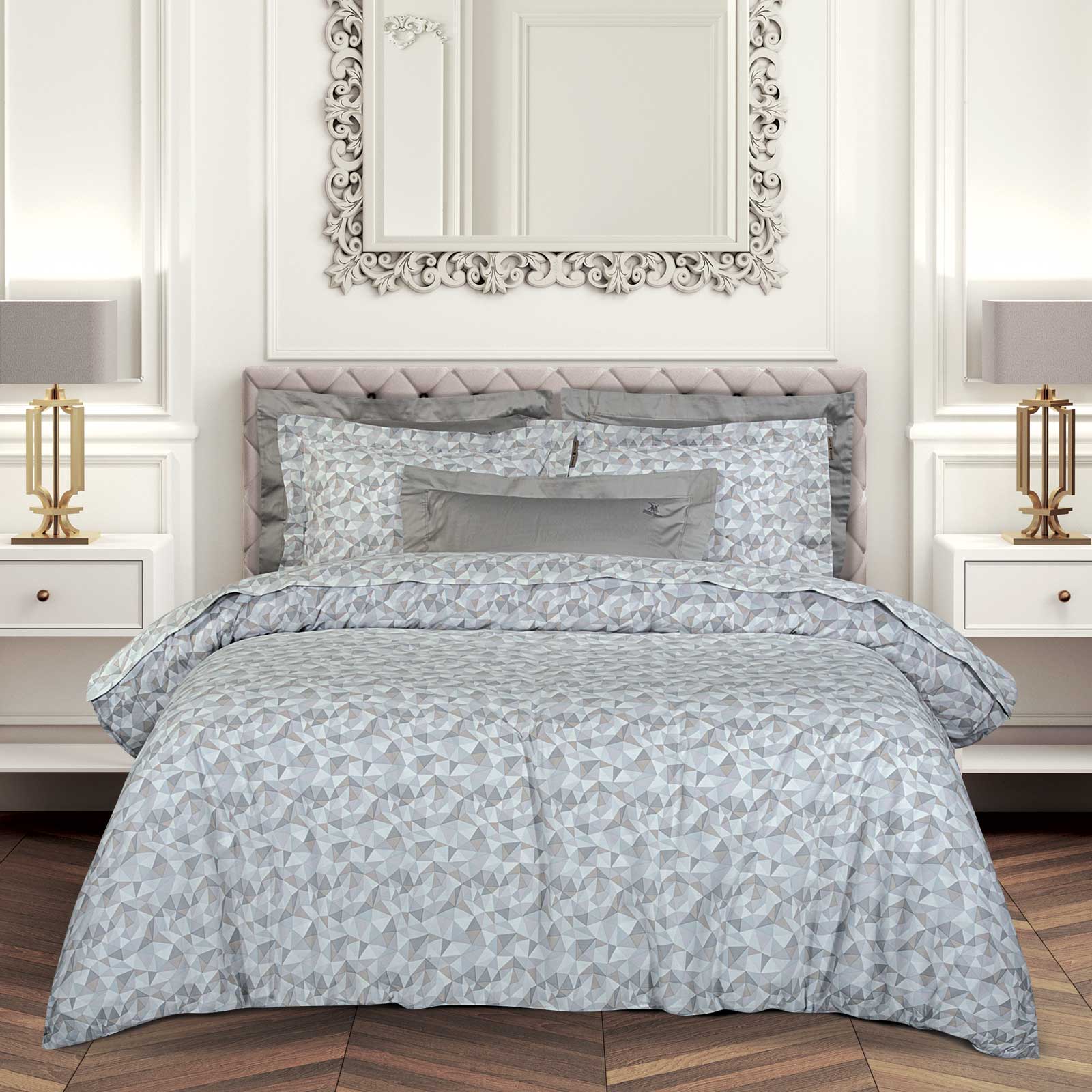 GREENWICH POLO CLUB ΣΕΝΤΟΝΙ KING 260X280 LOFT 2378 BEIGE, GREY - Image 2