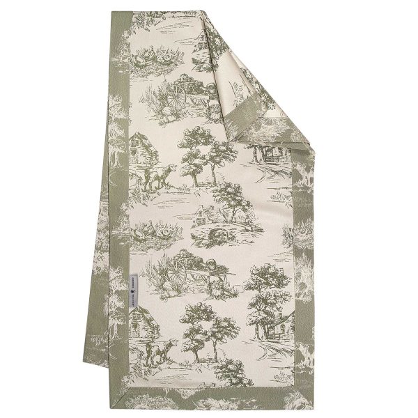 GREENWICH POLO CLUB RUNNER 50Χ170 ESSENTIAL 3015 ECRU, OLIVE