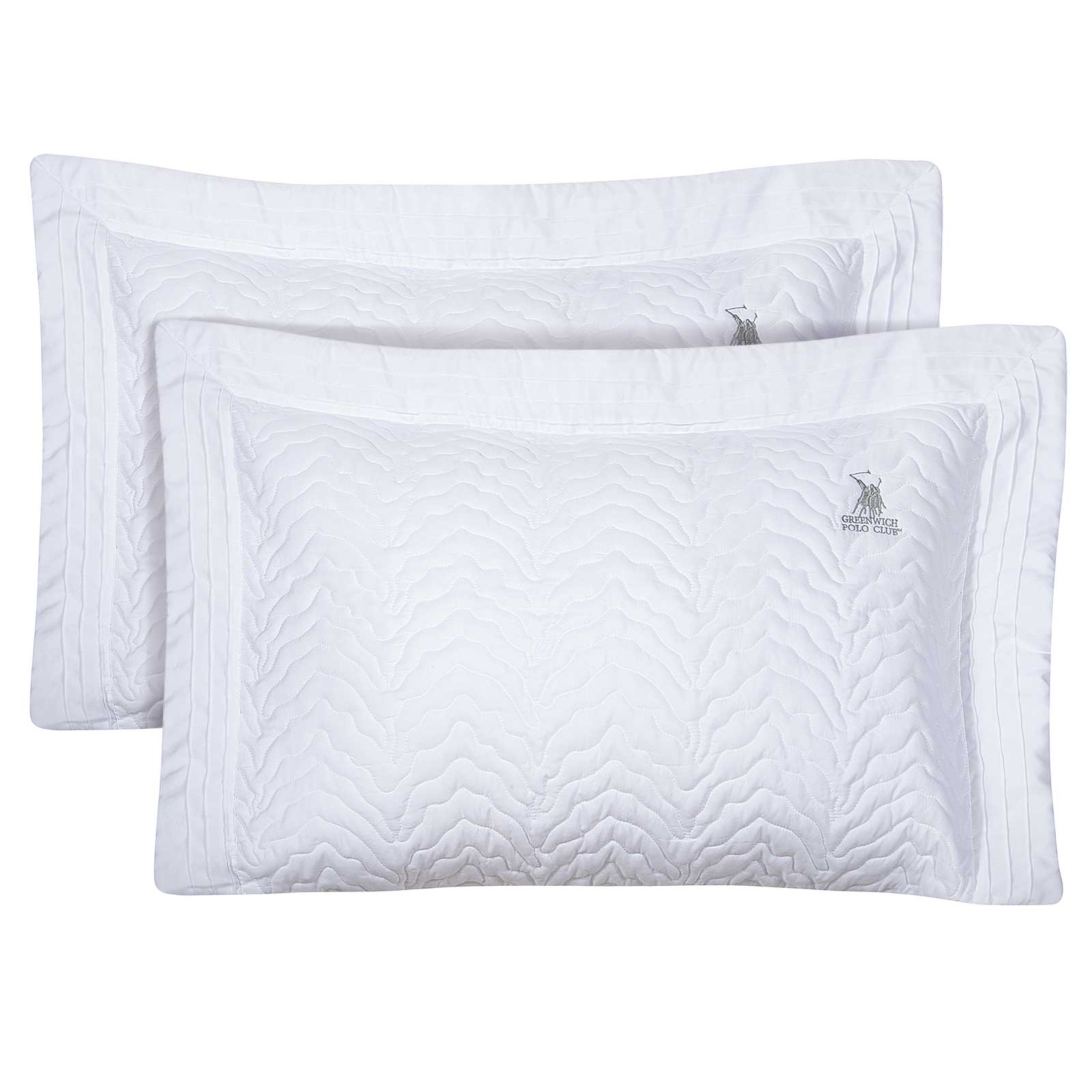 GREENWICH POLO CLUB ΖΕΥΓΟΣ ΜΑΞΙΛΑΡΟΘΗΚΕΣ CLASSIC 2351 WHITE