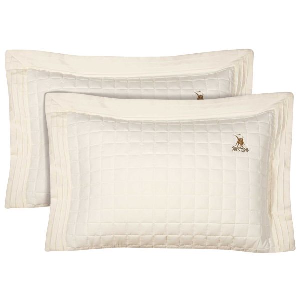 GREENWICH POLO CLUB ΖΕΥΓΟΣ ΜΑΞΙΛΑΡΟΘΗΚΕΣ CLASSIC 2355 ECRU