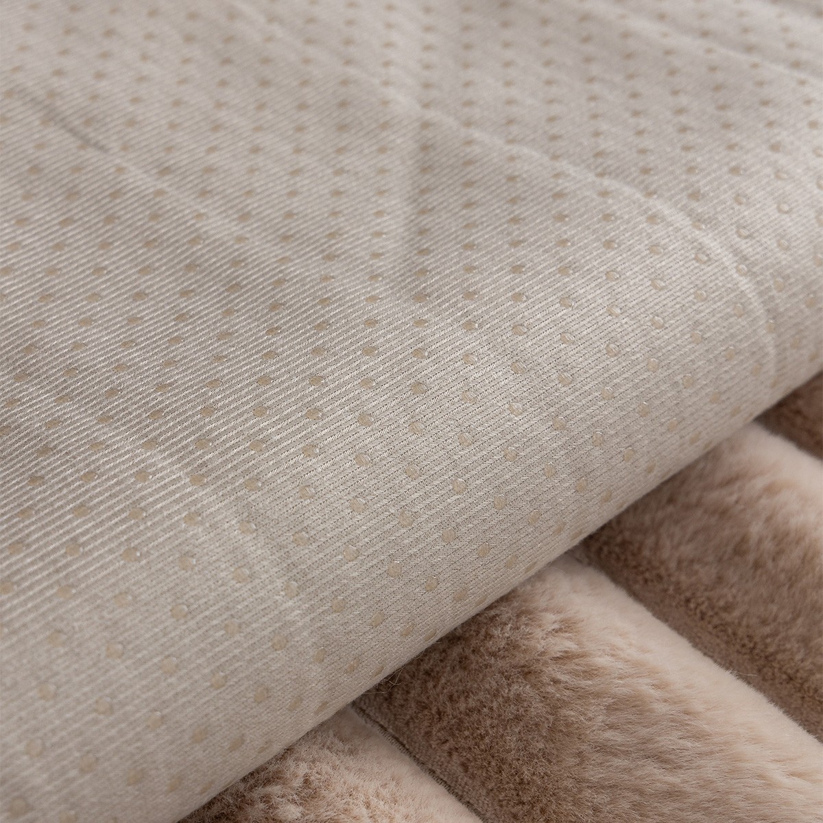 ΓΟΥΝΙΝΟ ΑΝΩΣΤΡΩΜΑ ΚΑΝΑΠΕ LUNA BEIGE (70X210) - Image 5
