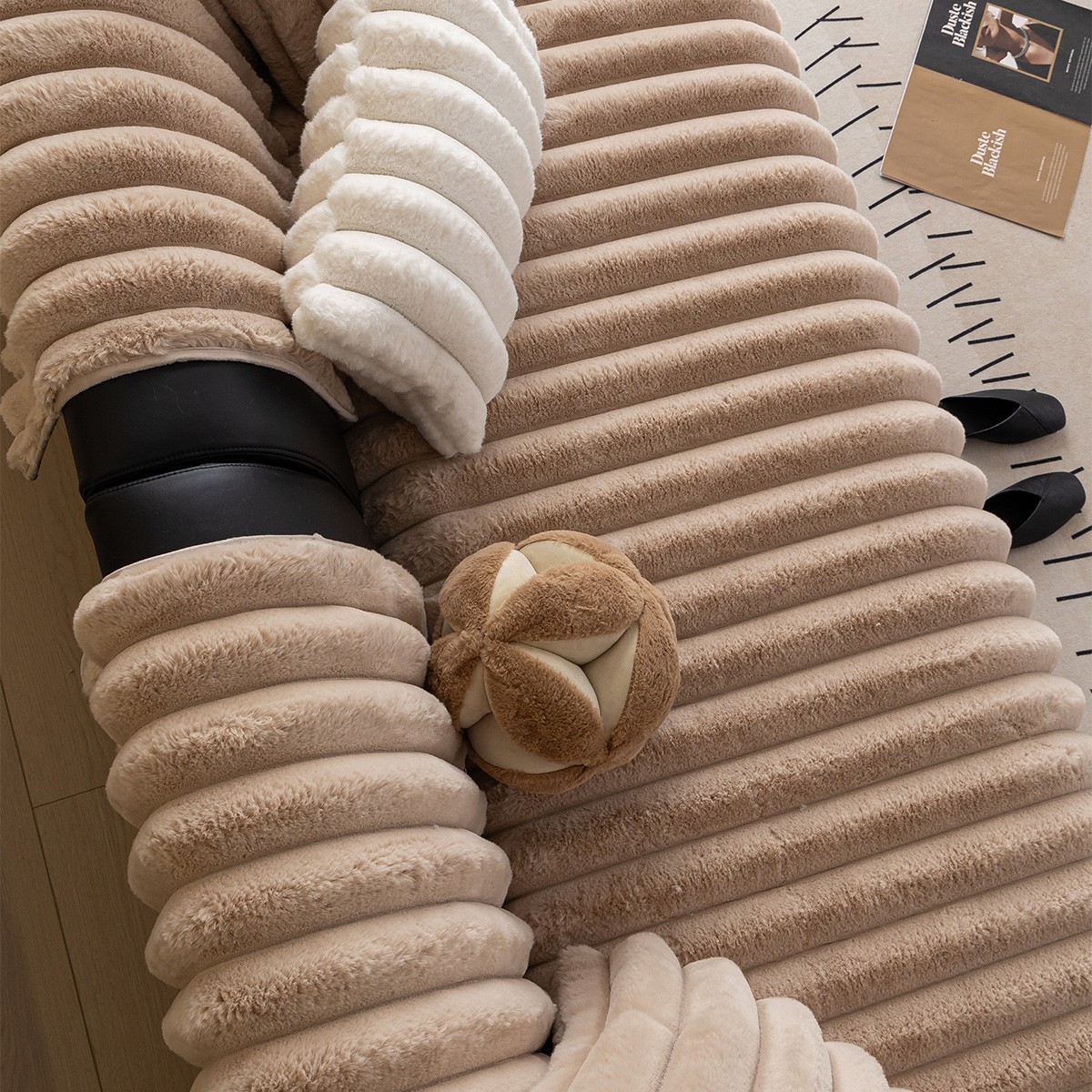 ΓΟΥΝΙΝΟ ΑΝΩΣΤΡΩΜΑ ΚΑΝΑΠΕ LUNA BEIGE (70X210) - Image 3