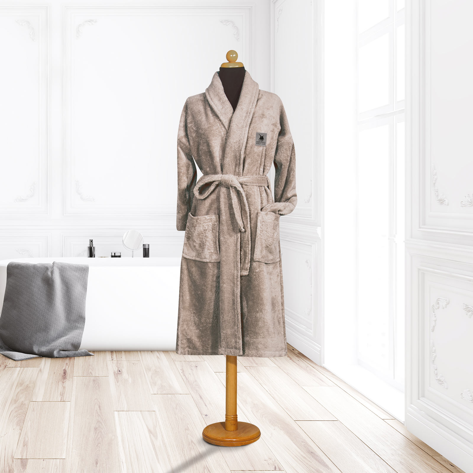 GREENWICH POLO CLUB ΜΠΟΥΡΝΟΥΖΙ XX-LARGE DUSTY TAUPE 3202 TAUPE - Image 2