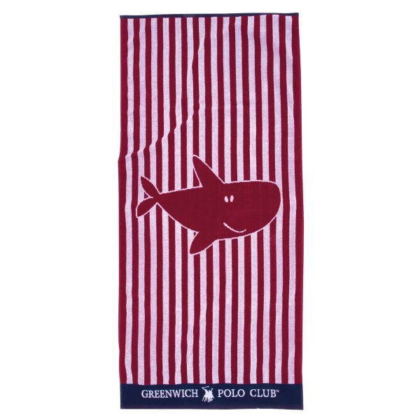 GREENWICH POLO CLUB JUNIOR ΠΕΤΣΕΤΑ ΘΑΛΑΣΣΗΣ 70Χ140 3901 RED