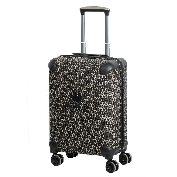 GREENWICH POLO CLUB ΒΑΛΙΤΣΑ X-LARGE 78X50X32 PREMIUM 7501 BLACK, ECRU