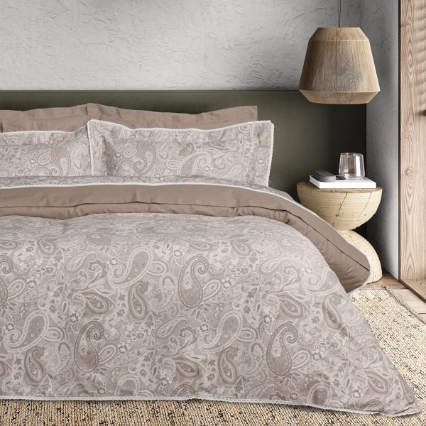 DAS HOME ΠΑΠΛΩΜΑ ΥΠΕΡΔΙΠΛΟ PRESTIGE 1732 TAUPE