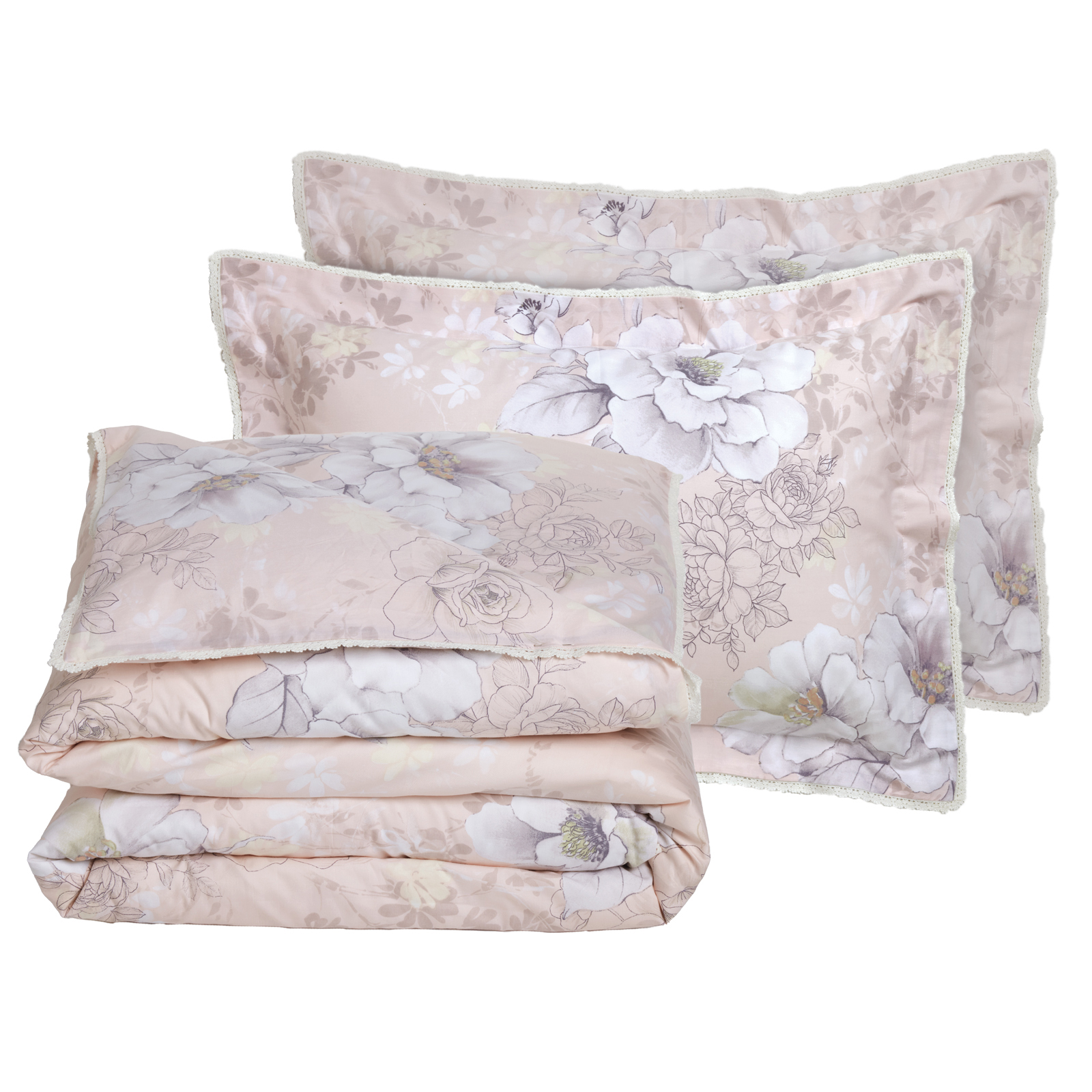 DAS HOME ΠΑΠΛΩΜΑΤΟΘΗΚΗ ΣΕΤ ΥΠΕΡΔΙΠΛΗ PRESTIGE 1711 GREY, PINK - Image 3