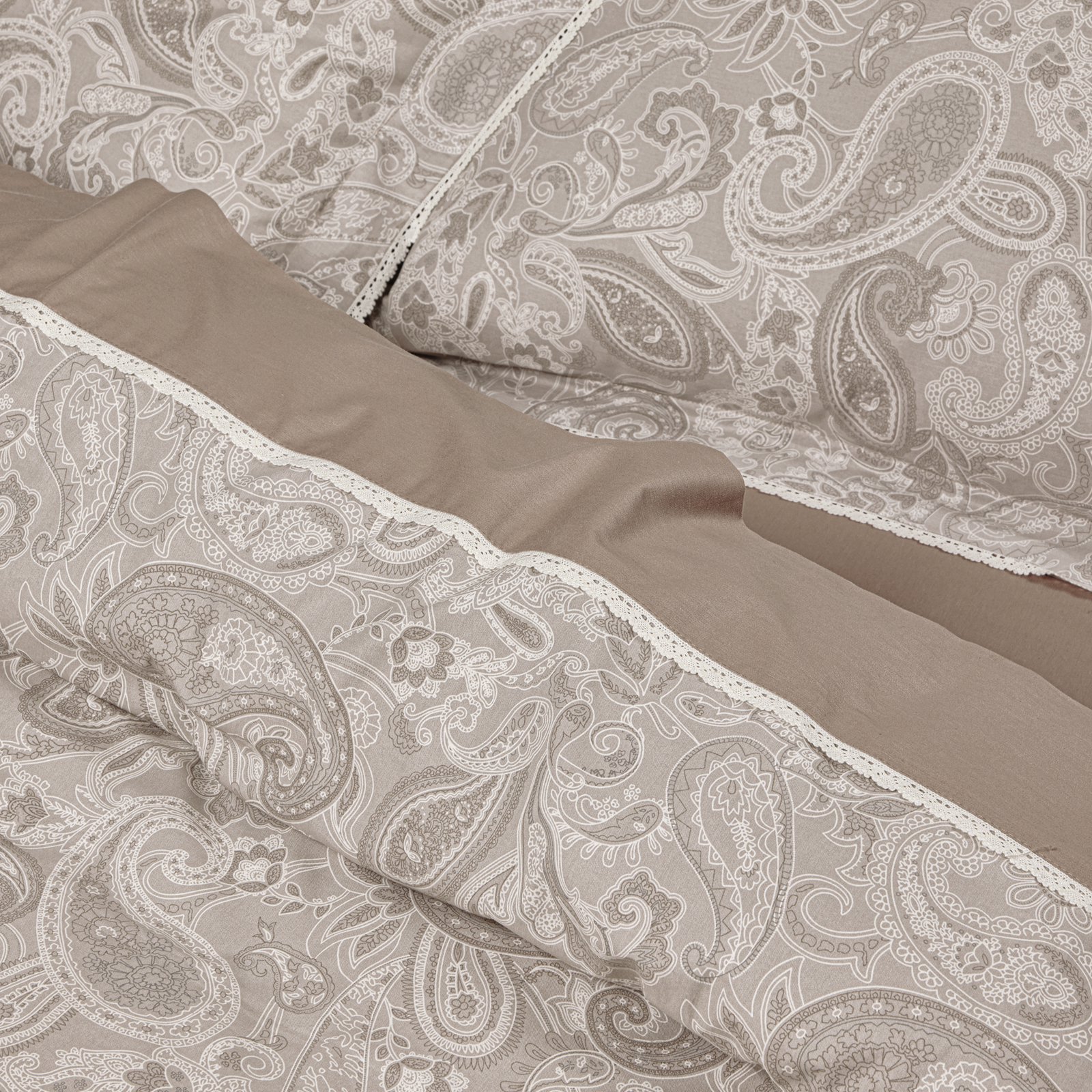 DAS HOME ΠΑΠΛΩΜΑΤΟΘΗΚΗ ΣΕΤ ΥΠΕΡΔΙΠΛΗ PRESTIGE 1732 TAUPE - Image 2