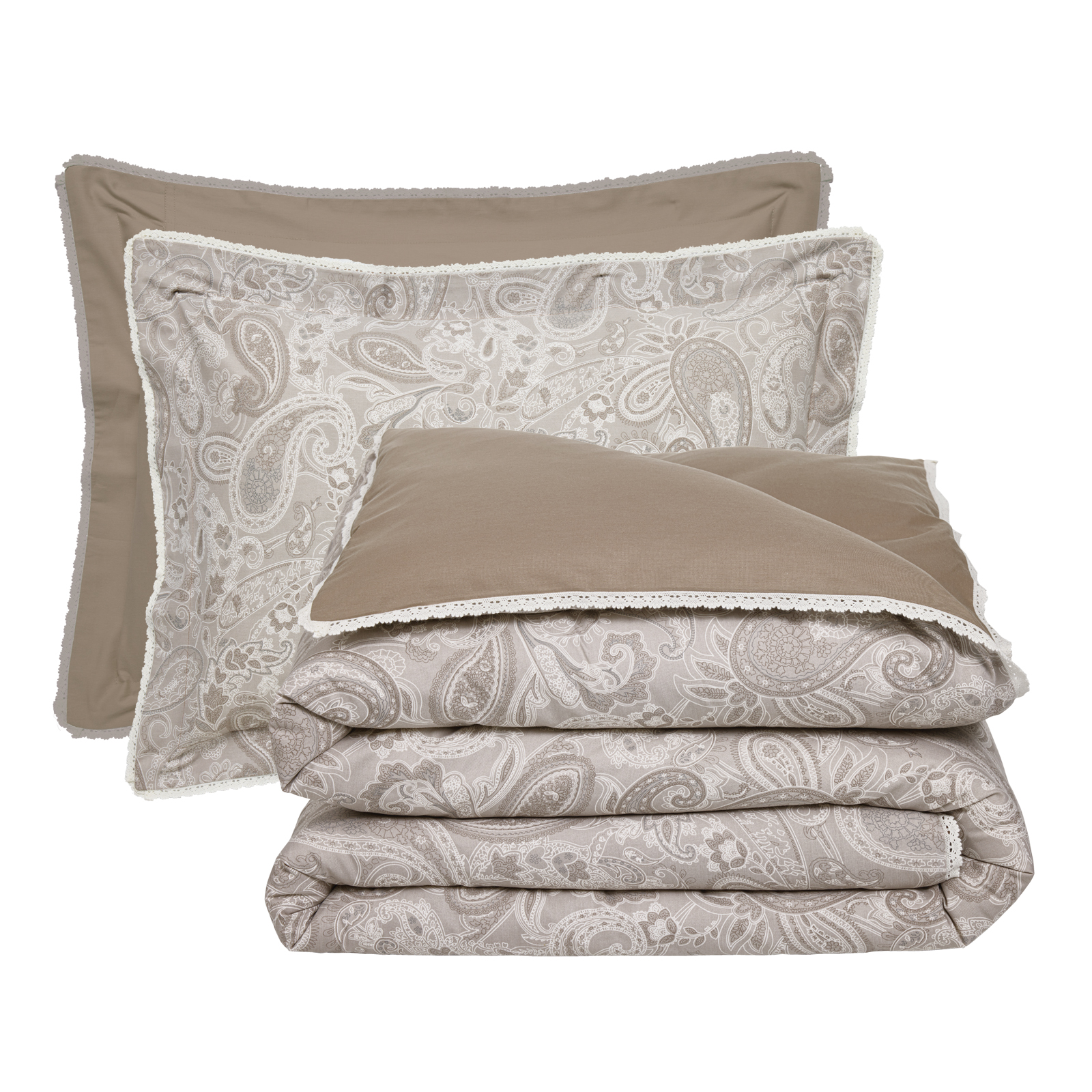 DAS HOME ΠΑΠΛΩΜΑΤΟΘΗΚΗ ΣΕΤ ΥΠΕΡΔΙΠΛΗ PRESTIGE 1732 TAUPE - Image 3