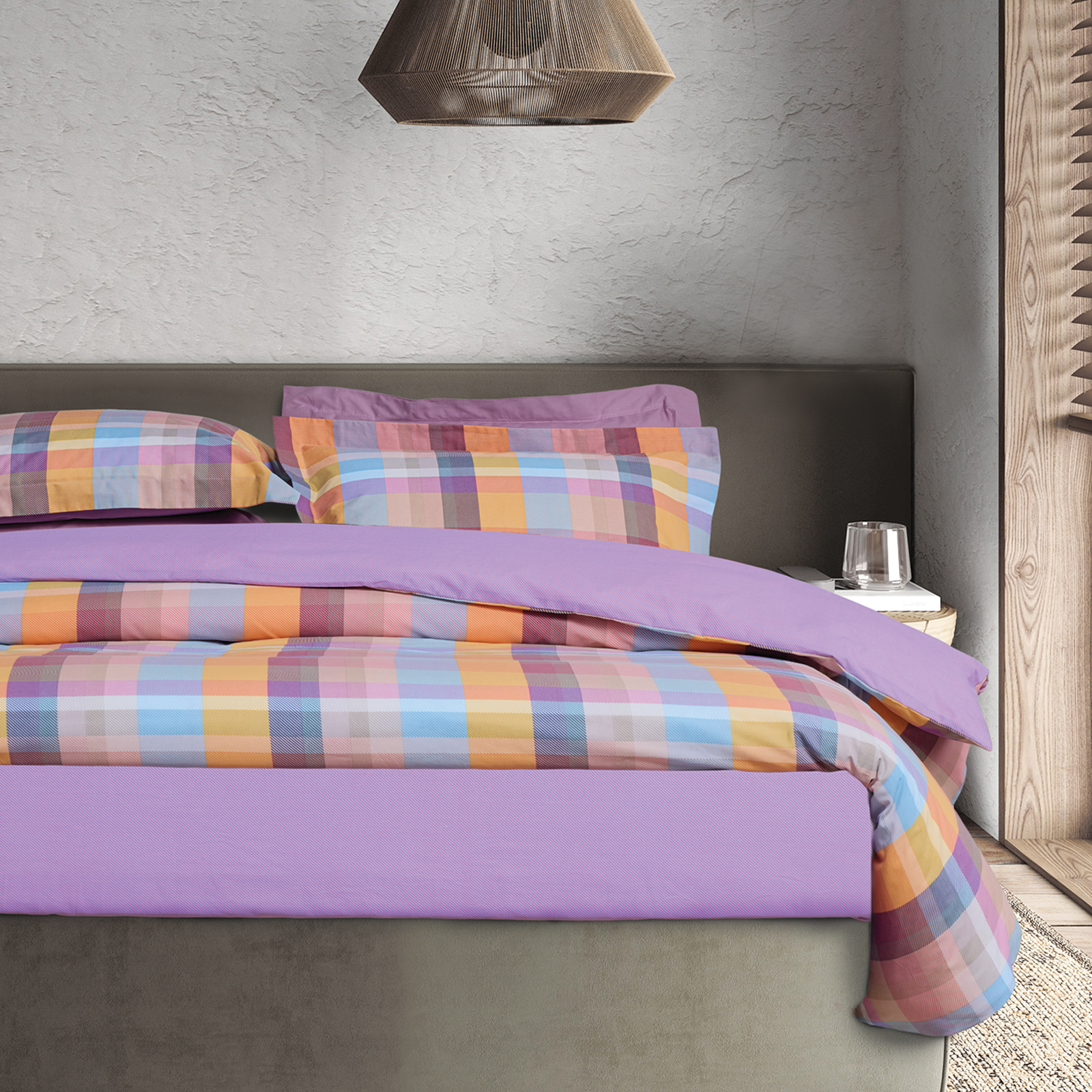 DAS HOME ΣΕΤ ΠΑΠΛΩΜΑΤΟΘΗΚΗ ΜΟΝΗ CASUAL 5456 MULTICOLOR
