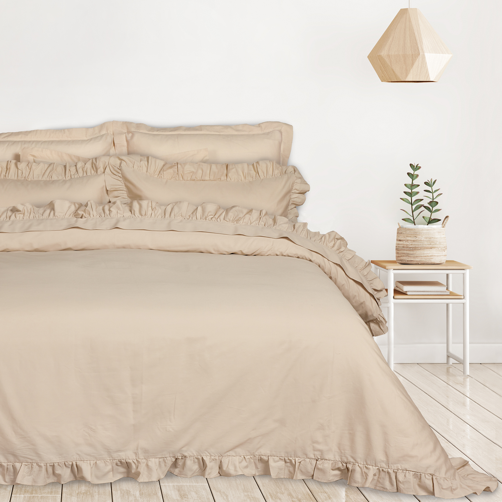 DAS HOME ΣΕΤ ΠΑΠΛΩΜΑΤΟΘΗΚΗ ΥΠΕΡΔΙΠΛΗ DAILY 3168 TAUPE