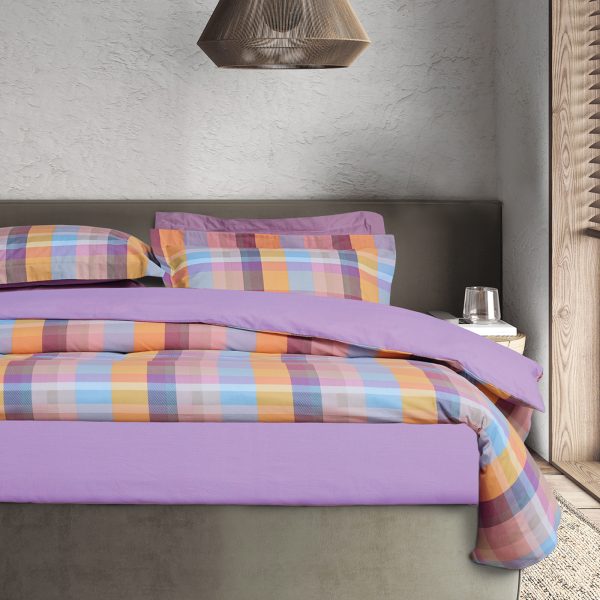 DAS HOME ΣΕΤ ΠΑΠΛΩΜΑΤΟΘΗΚΗ ΥΠΕΡΔΙΠΛΗ CASUAL 5456 MULTICOLOR