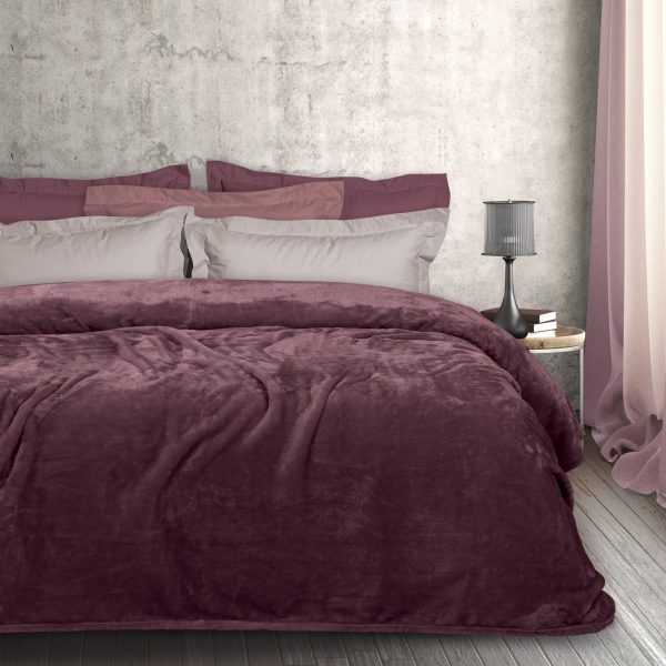 DAS HOME ΚΟΥΒΕΡΤΑ VELOUR ΜΟΝΗ 1347 ΡΟΔΙ