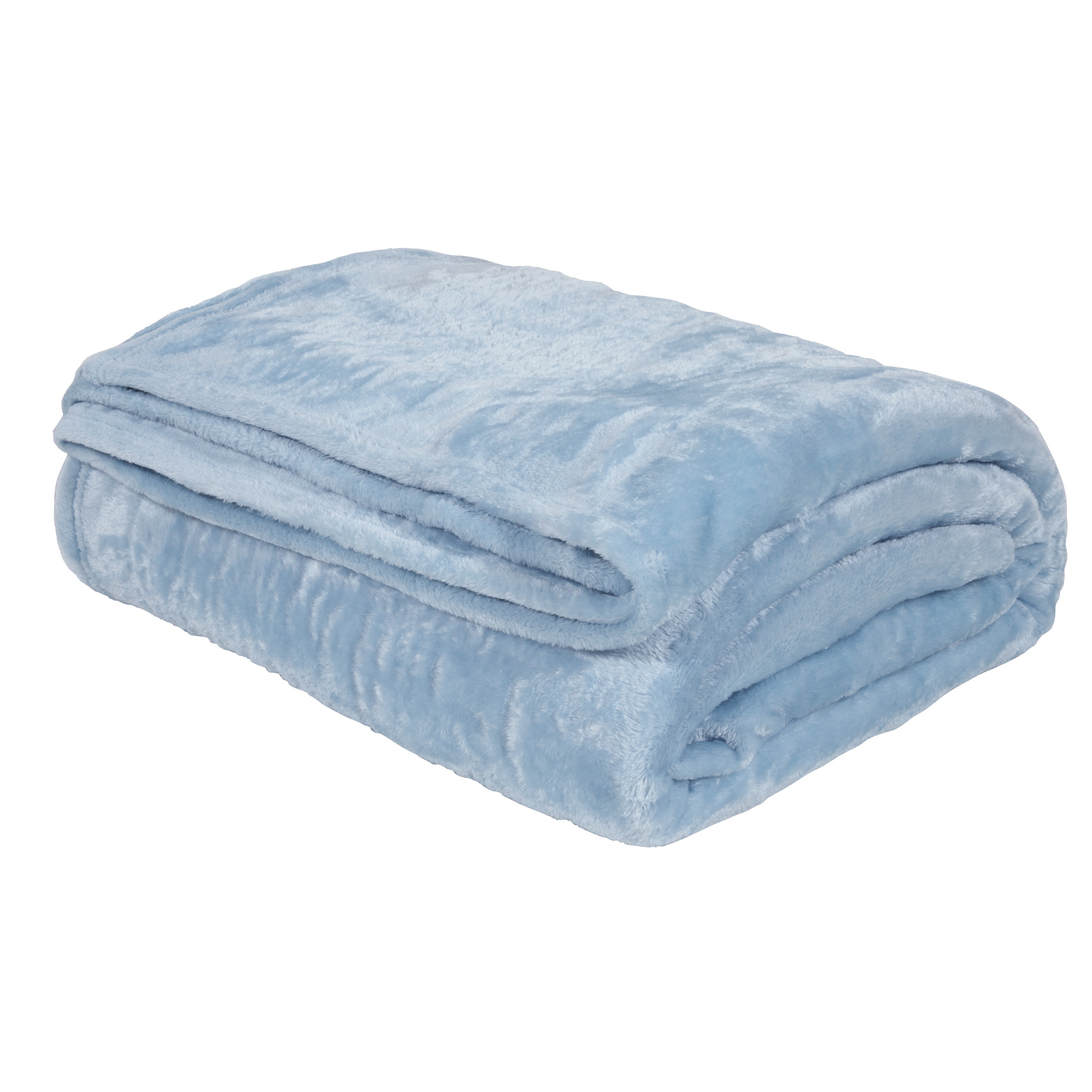 DAS HOME ΚΟΥΒΕΡΤΑ VELOUR ΥΠΕΡΔΙΠΛΗ 1344 BABY BLUE - Image 3