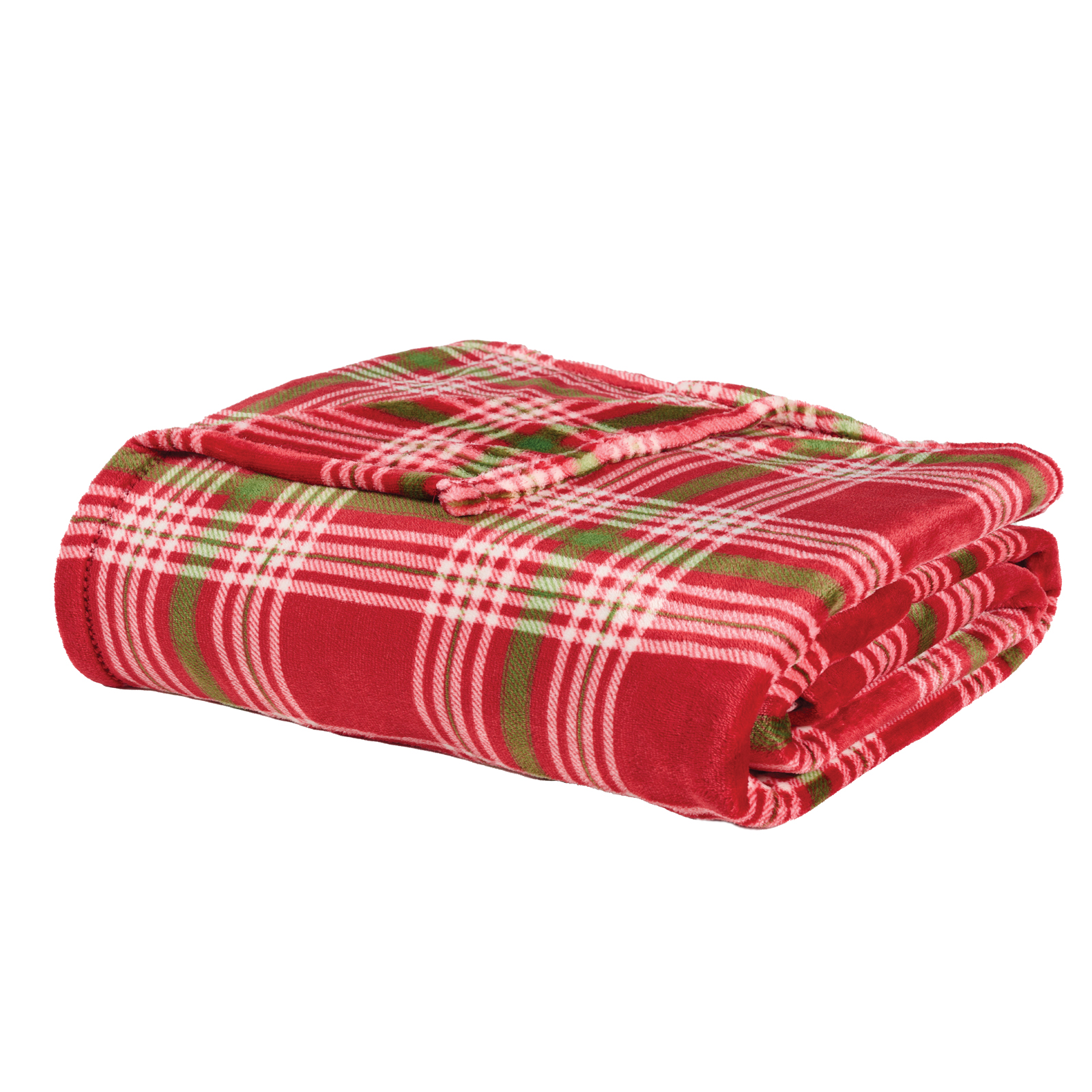 DAS HOME ΚΟΥΒΕΡΤΑ FLEECE 130Χ170 1361 GREEN, RED - Image 2