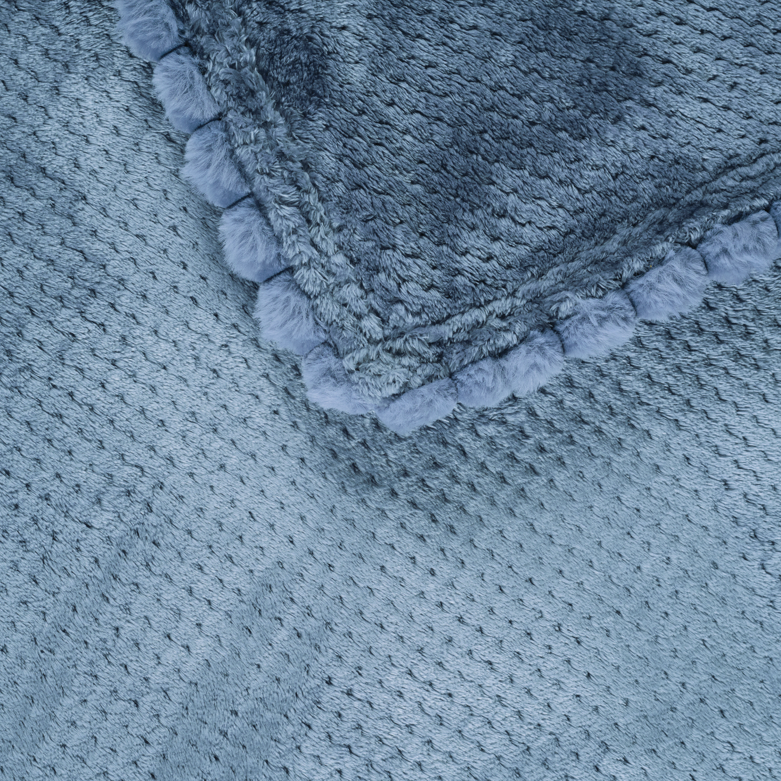 DAS HOME ΚΟΥΒΕΡΤΑ FLEECE ΜΟΝΗ 1186 DUSTY BLUE - Image 3
