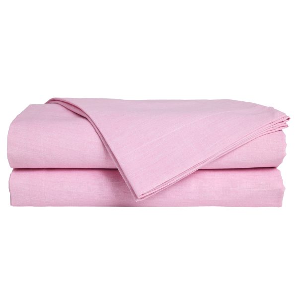 DAS HOME ΣΕΝΤΟΝΙ ΜΟΝΟ ΜΕ ΛΑΣΤΙΧΟ 100*200+35 PINK 5450 PINK
