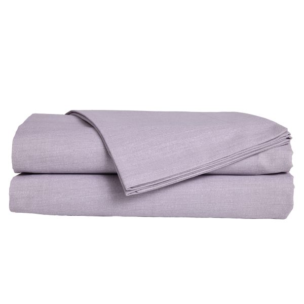 DAS HOME ΣΕΝΤΟΝΙ ΗΜΙΔΙΠΛΟ ΜΕ ΛΑΣΤΙΧΟ 120*200+35 LILAC 5449 LILAC