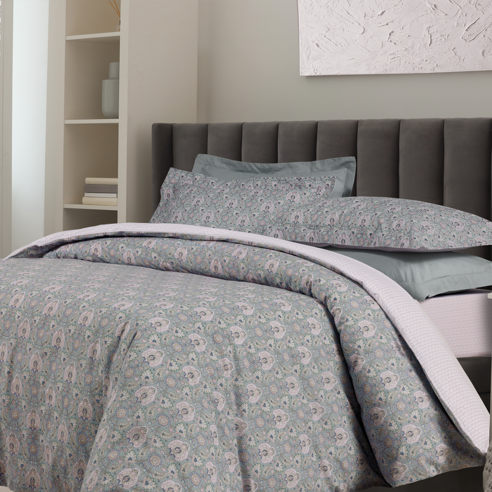 DAS HOME ΣΕΤ ΣΕΝΤΟΝΙΑ ΜΟΝΑ ΜΕ ΛΑΣΤΙΧΟ CASUAL 5457 MULTICOLOR