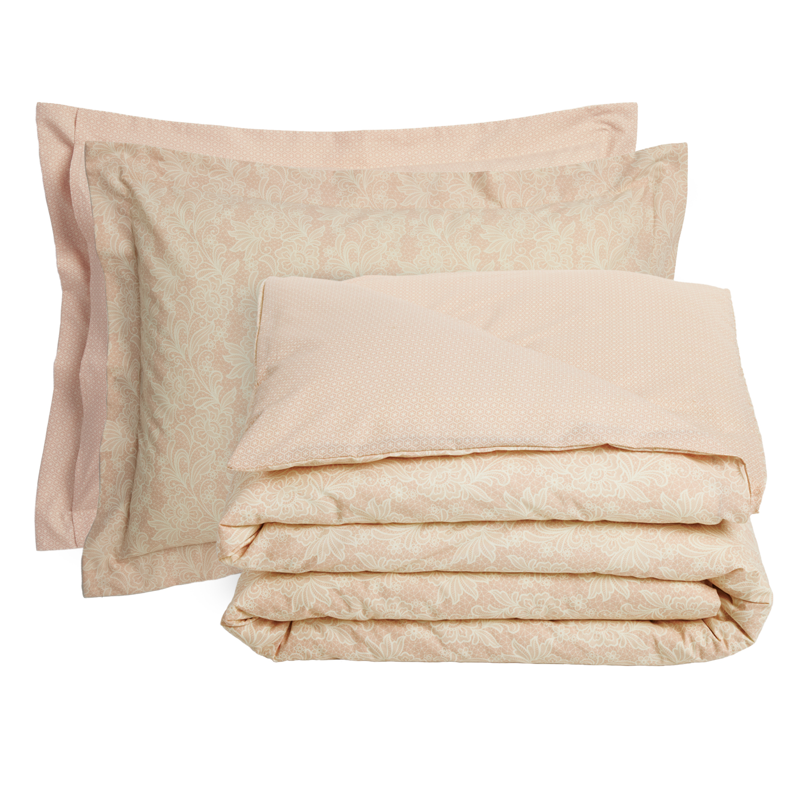 DAS HOME ΣΕΤ ΣΕΝΤΟΝΙΑ ΥΠΕΡΔΙΠΛΑ ΜΕ ΛΑΣΤΙΧΟ CASUAL 5441 IVORY, NUDE - Image 3
