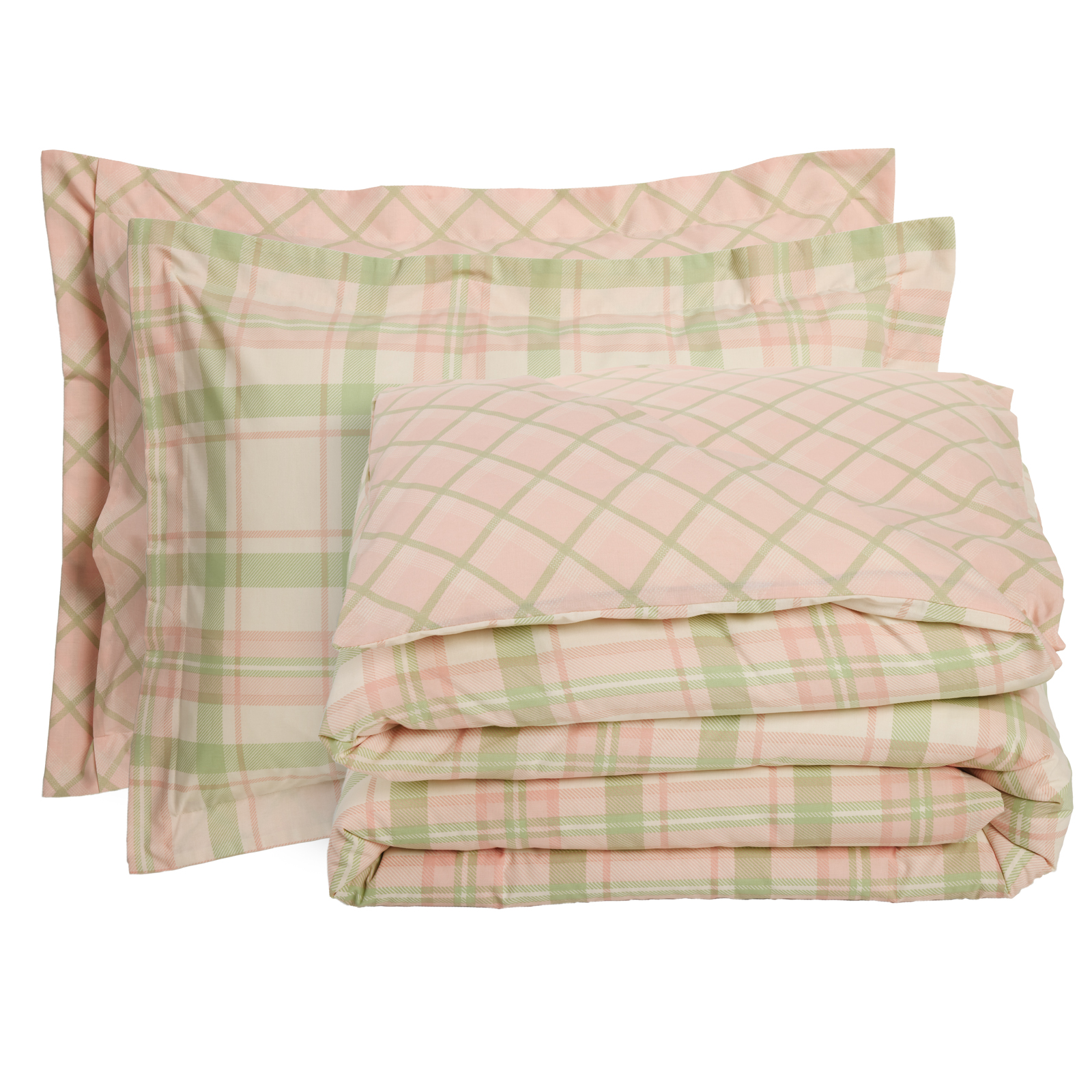 DAS HOME ΣΕΤ ΣΕΝΤΟΝΙΑ ΥΠΕΡΔΙΠΛΑ ΜΕ ΛΑΣΤΙΧΟ CASUAL 5443 MINT, PINK - Image 3