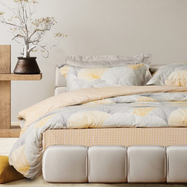 DAS HOME ΣΕΤ ΣΕΝΤΟΝΙΑ KING HAPPY 9685 GREY, OCHRE