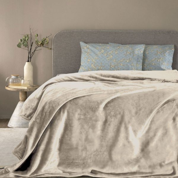 Κουβέρτα Fleece 220x240 LUCY FOG