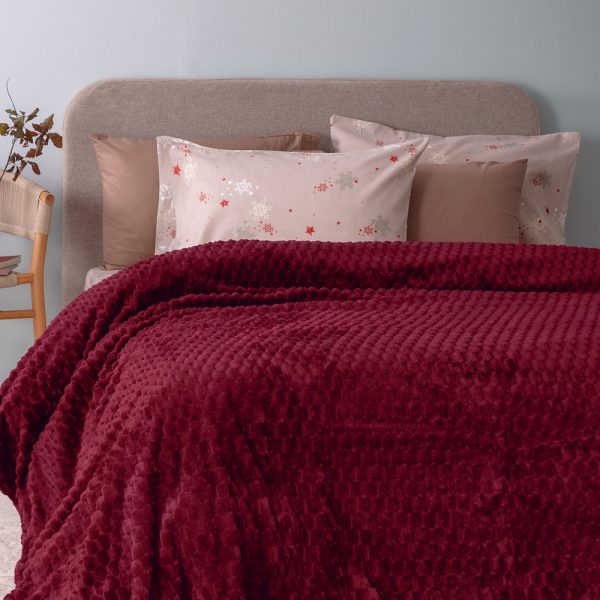 Κουβέρτα Fleece 220x240 ASTER WINE