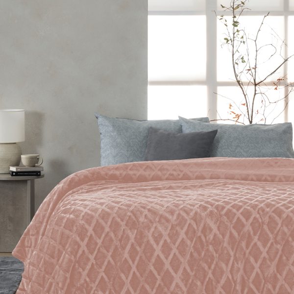 Κουβέρτα Fleece 220x240 NADINE PINK