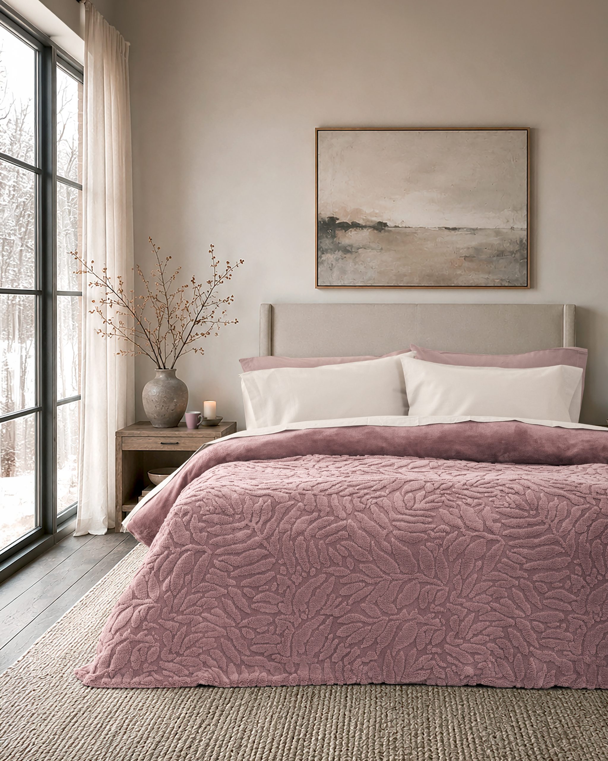 Παπλωματοθήκη Υπέρδιπλη 220x240 - Reve Dusty Lilac
