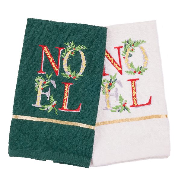 DAS HOME CHRISTMAS ΠΟΤΗΡΟΠΑΝΑ ΣΕΤ 2ΤΜΧ 30X50 0814 GREEN, WHITE